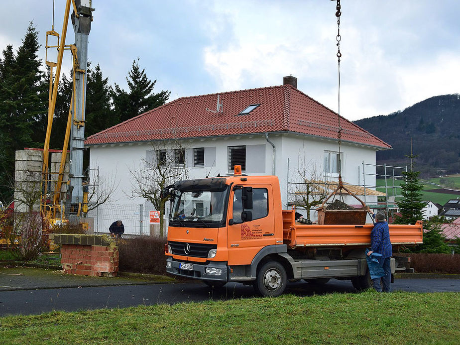 Renovierungsarbeiten am Pfarrhaus der Katholischen Kirchengemeinde Zierenberg